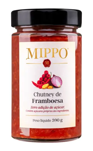Chutney de Framboesa Zero Açúcar