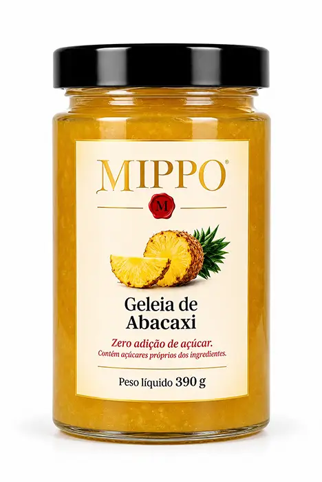 Geleia de Abacaxi Zero Açúcar