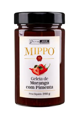 Geleia de morango com pimenta
