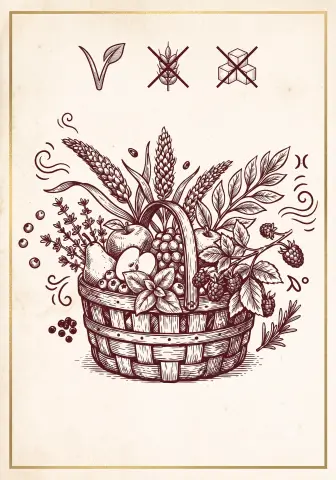 Ingredientes selecionados e naturais